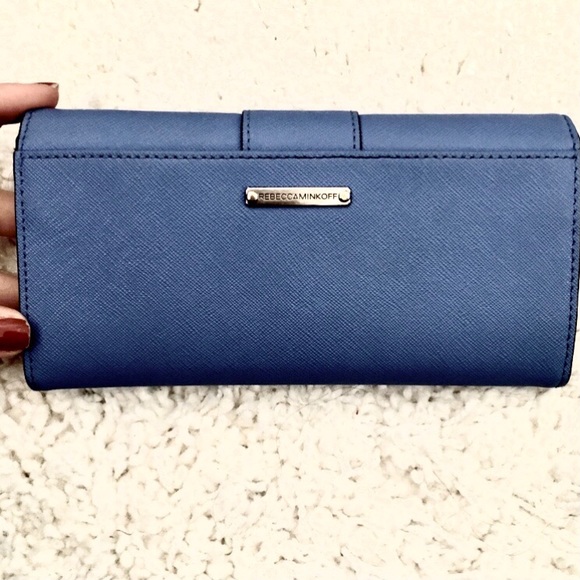 Rebecca Minkoff Safiano Turn Lock Mason Wallet - Picture 12 of 16